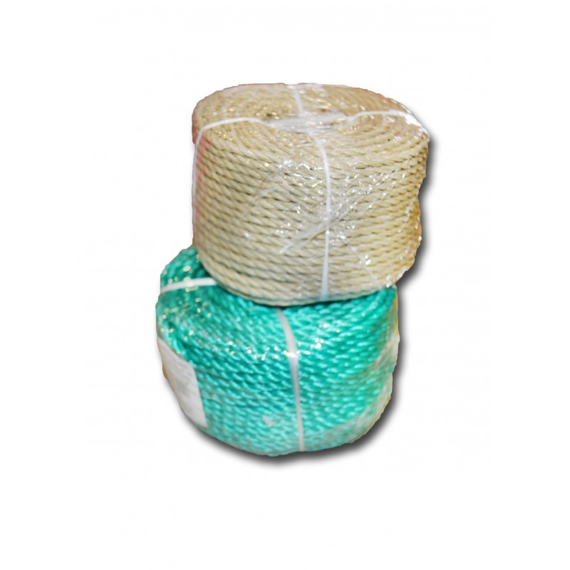 Cuerda plastico colores surtidos rollo 40 mt