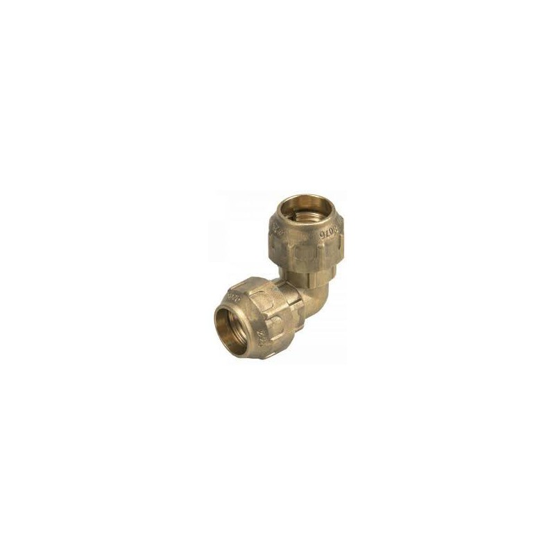 CODO LATÓN 90° D. 20 AENOR: Conexión angular profesional de latón para sistemas de riego y fontanería. CODO LATÓN 90° D. 20 AENOR: Conexión angular profesional de latón para sistemas de riego y fontanería.