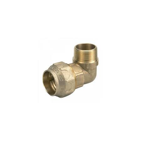 Codo Latón 90 Rosca Macho D. 90 - 3" AENOR: Accesorio esencial para sistemas de conducción de agua, gas y otros fluidos.