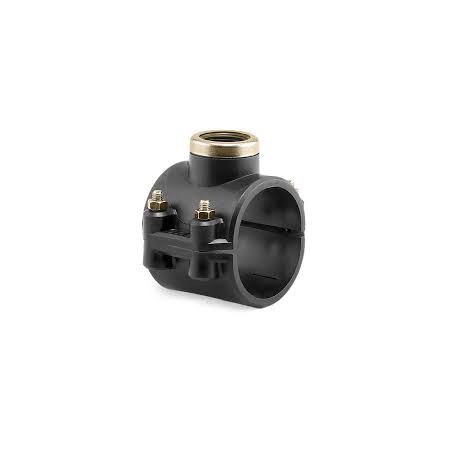 Collarín Fibra Vidrio 125 - 1" es un accesorio esencial para realizar derivaciones en tuberías de gran diámetro.