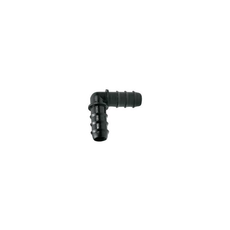 Codo 90º PE Estriado D. 20 mm: Un accesorio esencial para sistemas de riego y conducción de agua. Codo 90º PE Estriado D. 20 mm: Un accesorio esencial para sistemas de riego y conducción de agua.