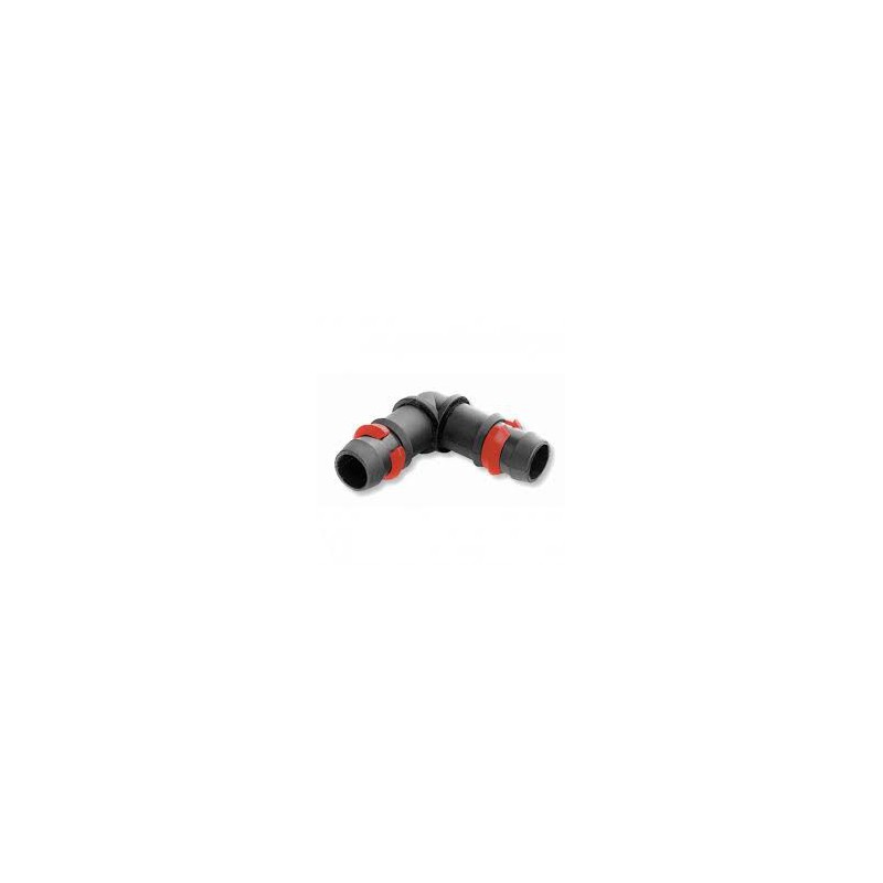 Codo 90º PE Seguridad D. 20 mm AENOR: Un accesorio fundamental para sistemas de riego y conducción de agua. Codo 90º PE Seguridad D. 20 mm AENOR: Un accesorio fundamental para sistemas de riego y conducción de agua.