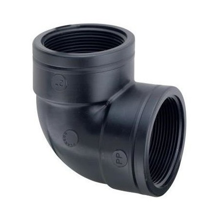 CODO 90° PE ROSCADO H-H D. 1½" AENOR: Conexión angular profesional para sistemas de riego a presión.
